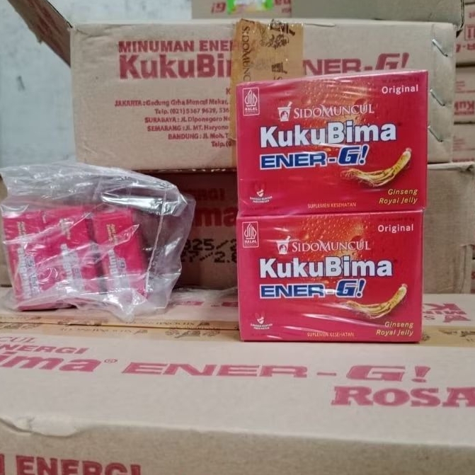 

Sidomuncul KukuBima ENER-G Tersedia Rasa 3 Varian Paket Hemat 1 Karton Isi 60 Dus