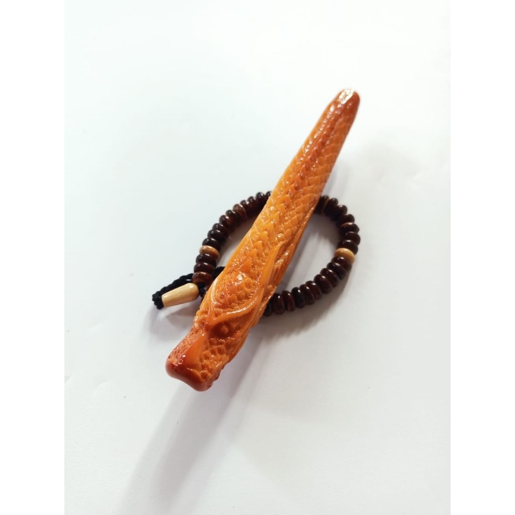 pipa once lawasan ukir antik 14-15 cm