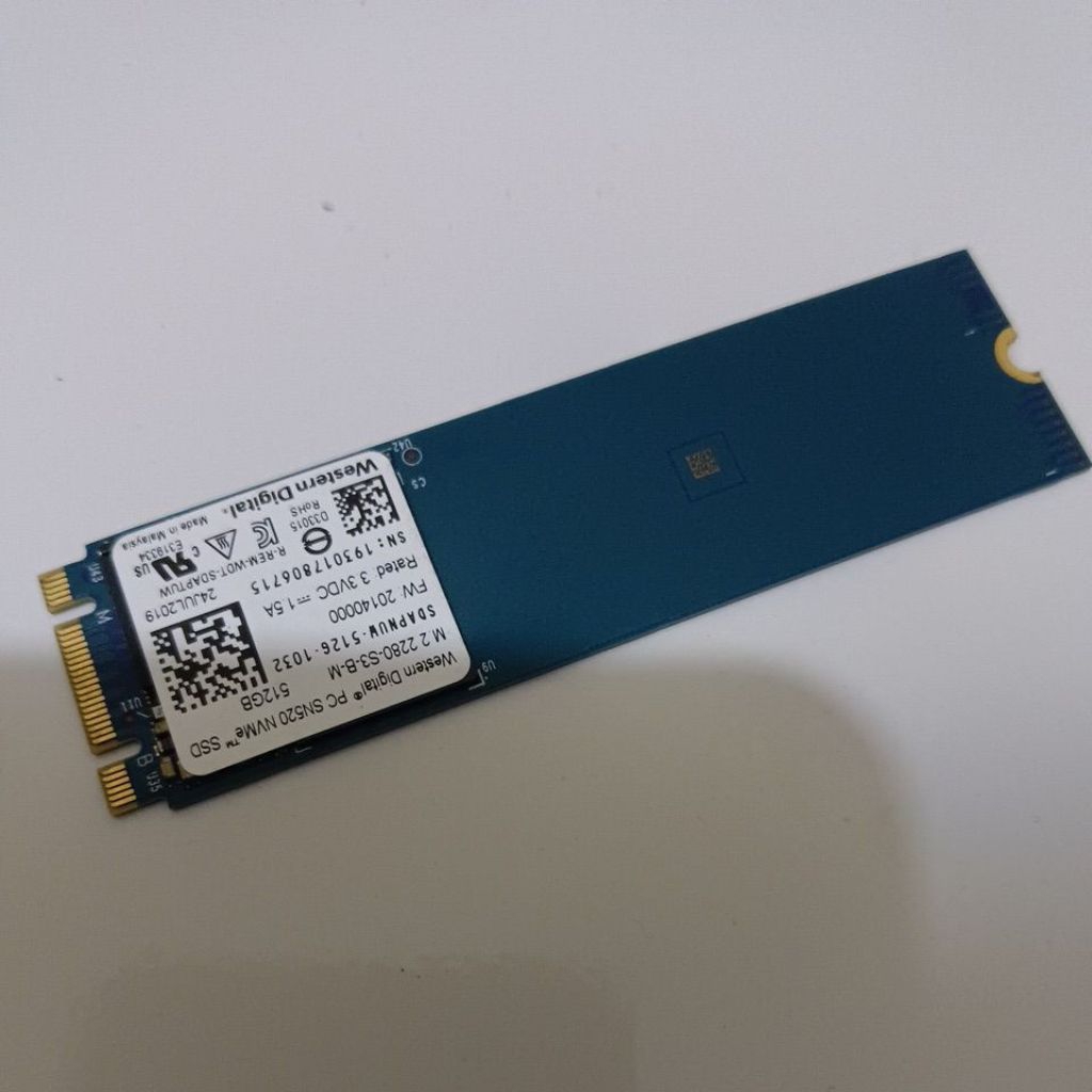 SSD WESTERN DIGITAL PC SN520NVMe 512GB