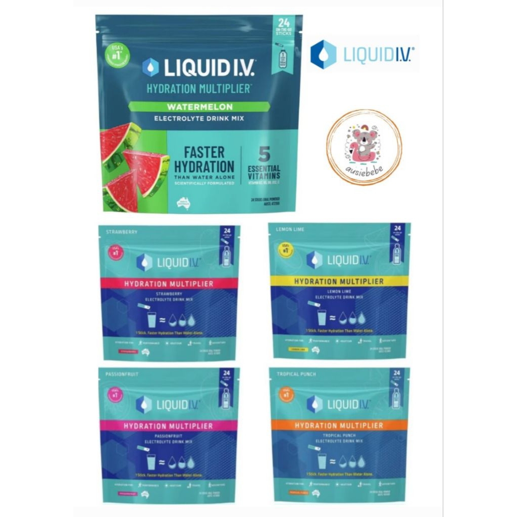 

Liquid IV Hydration Lemon Lime / Passionfruit | 24 Sachets
