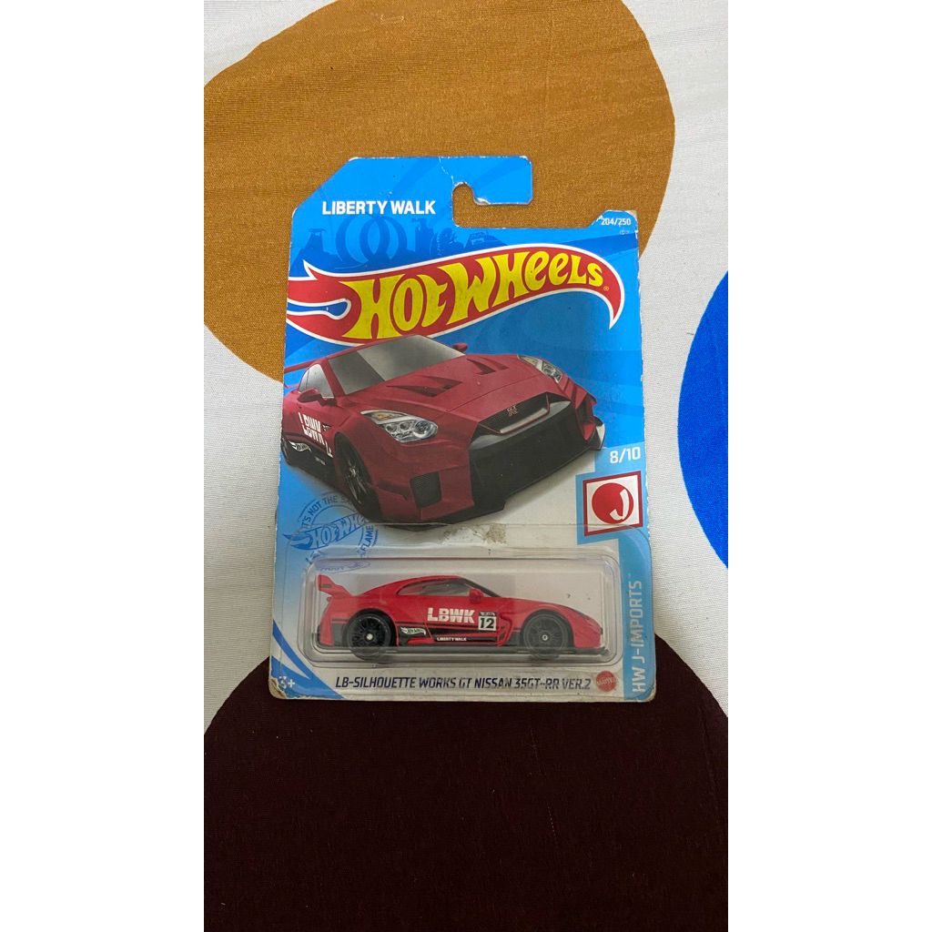 Hotwheels LB SILHOUETTE WORKS GT NISSAN 35 GT RR VER 2 LBWK Merah