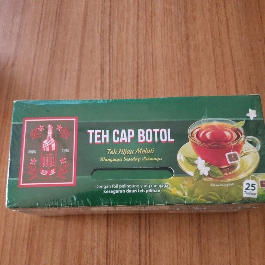 

Teh Cap Botol/Teh Hijau Melati isi 25
