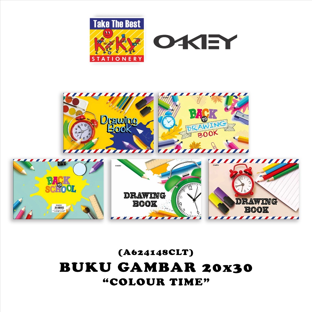 

OKEY Buku Gambar A4 (Uk. 20 x 30 cm) - 1 Buku
