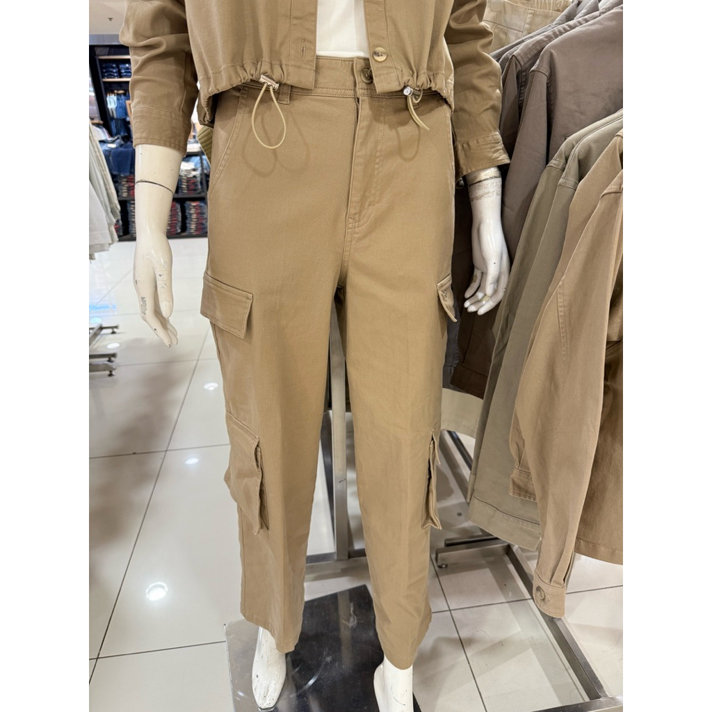 celana cargo wanita triset