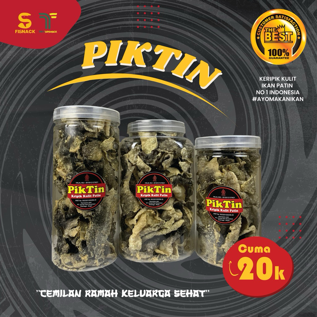 

Keripik Kulit Patin | Kulit Patin Asli | Kemasan Toples