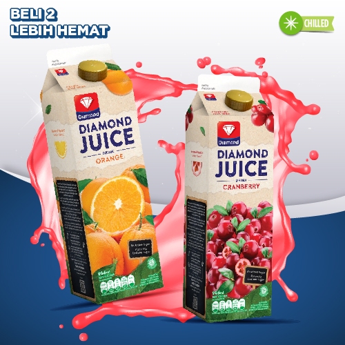 

BELI 2 LEBIH HEMAT DIAMOND JUICE UNSWEET 946 (CRANBERRY & ORANGE)