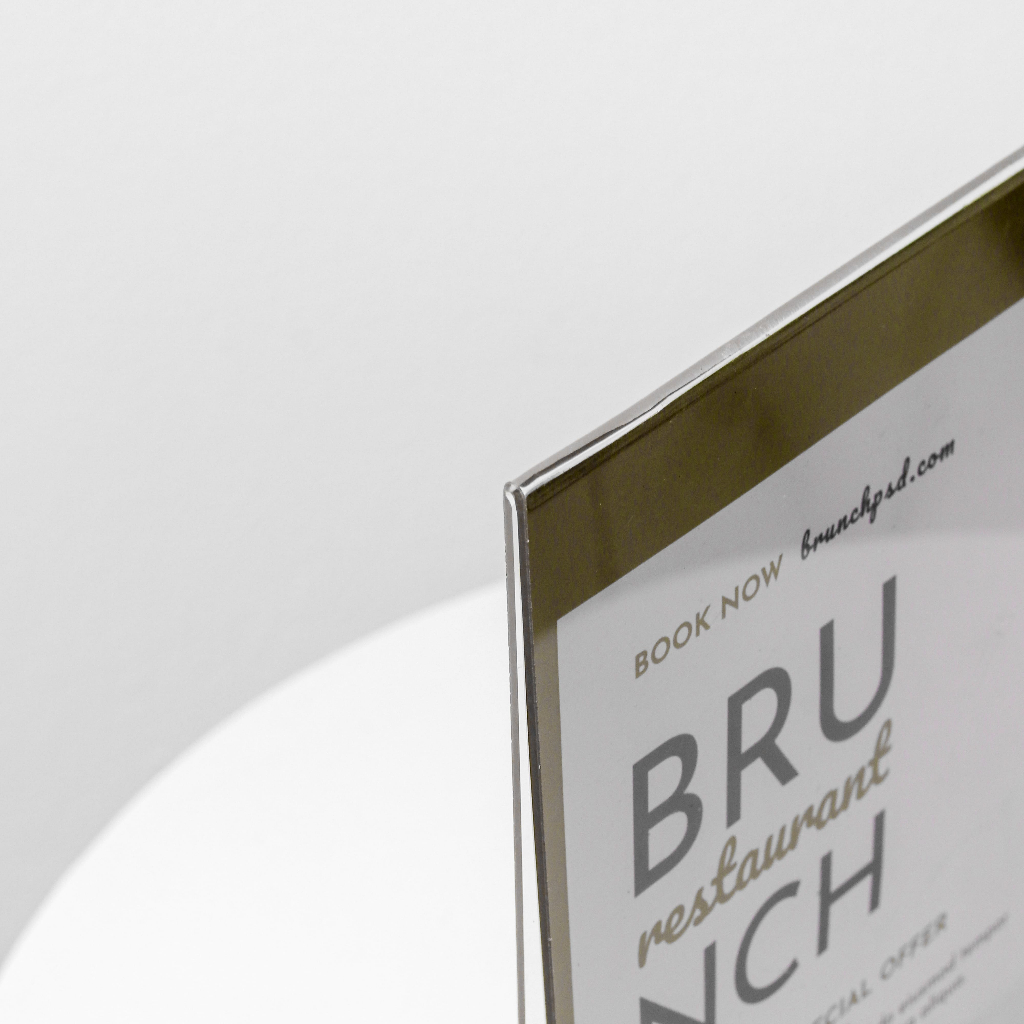 

Display Menu Akrilik Letter L Standing Acrilyc Tempat Meja Minimalis Untuk Brosur Ukuran A6 A5 A4