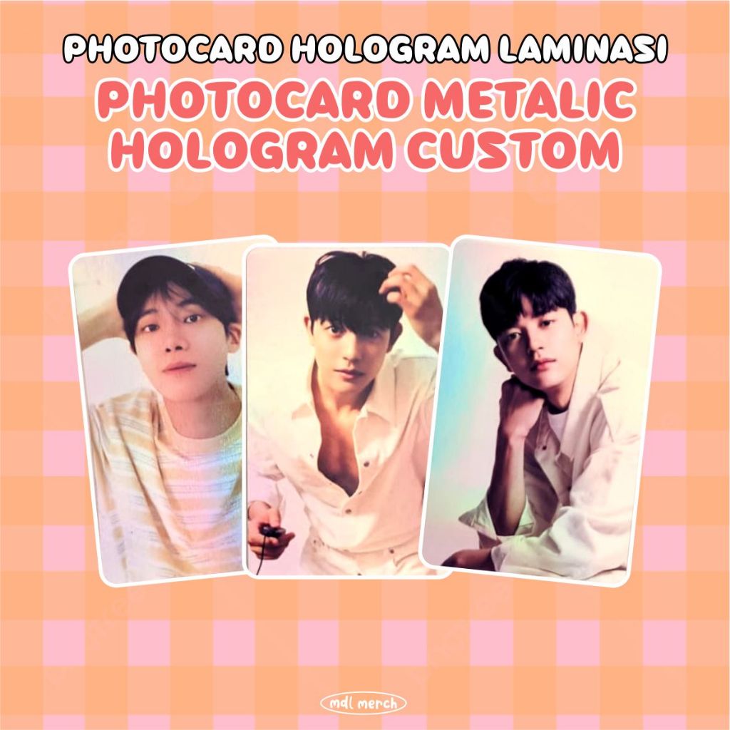 PHOTOCARD METALIC HOLOGRAM CUSTOM / CETAK FOTO MURAH / FREEBIES