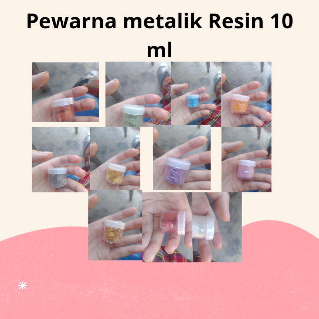 

Pewarna metalik resin