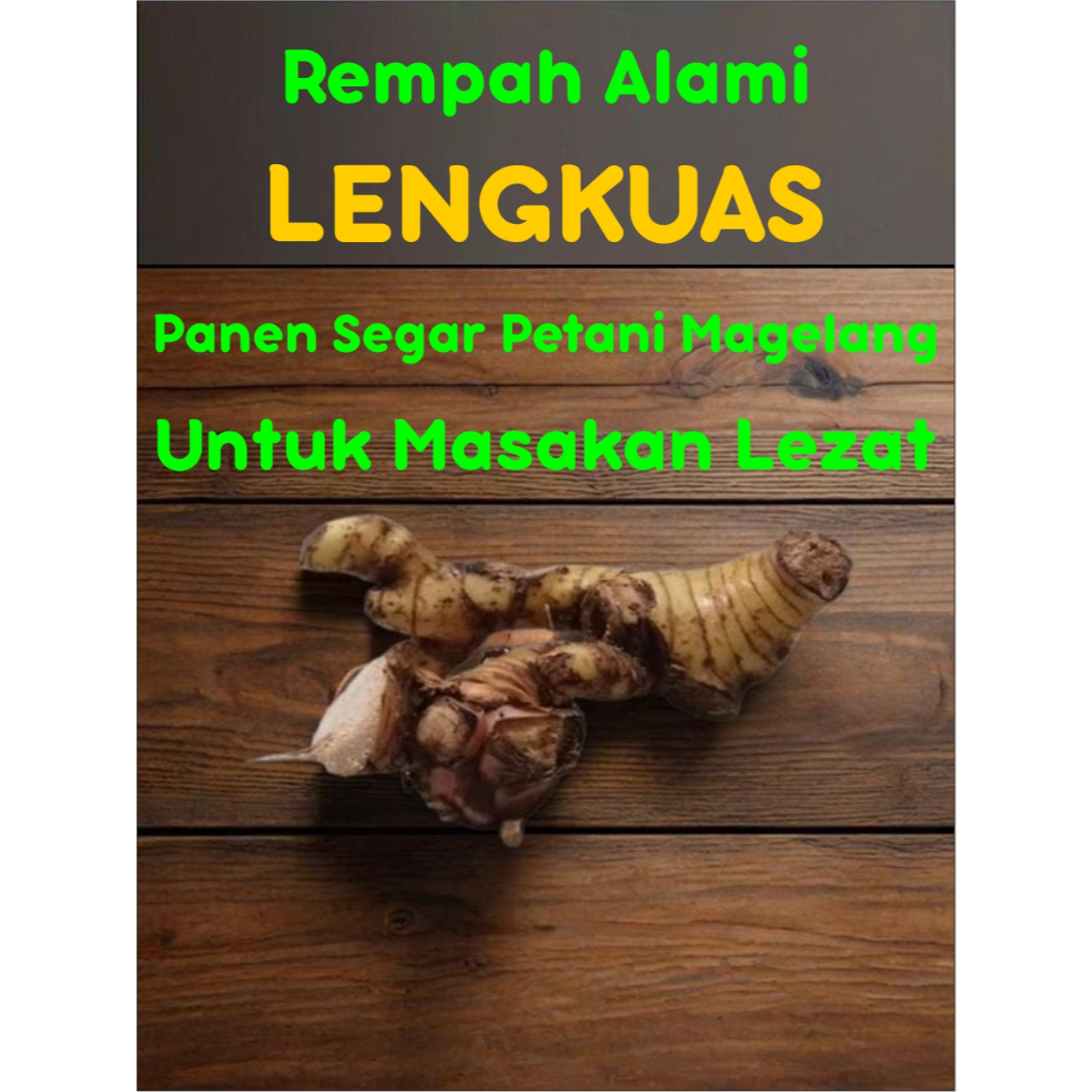 

Lengkuas Segar 200 Gram – Bumbu Dapur Tradisional