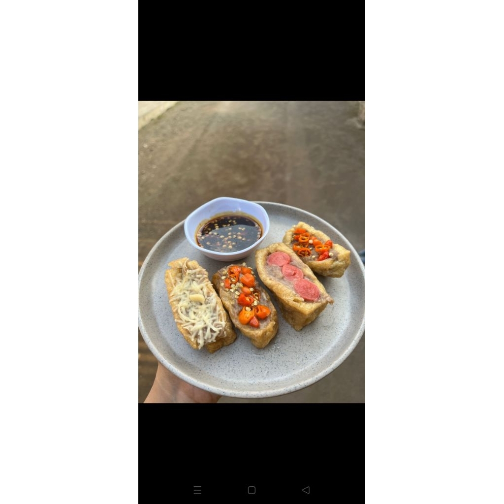 

Tahu bakso topping viral isi 5 free Sambal petis madura