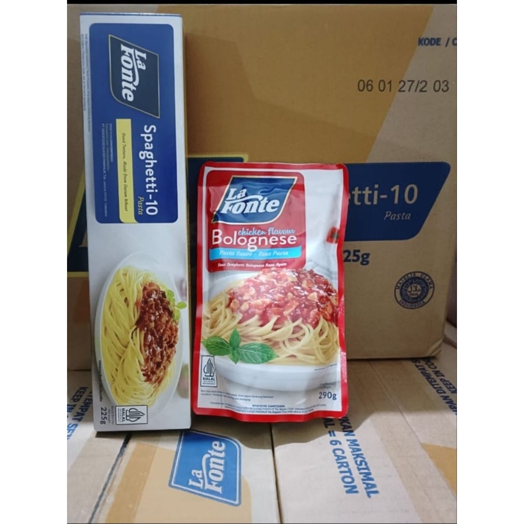 

PAKET BUNDLING Lafonte Spaghetti & Saus Bolognese