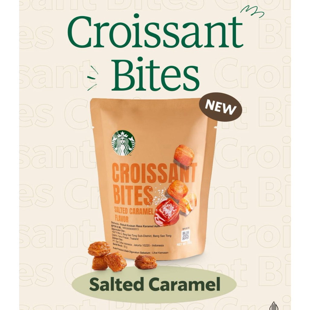 

Starbucks Croissant Bites (Salted Caramel)