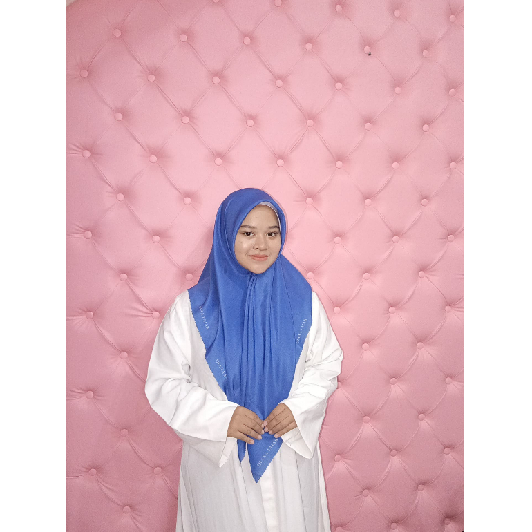 Hijab Voal-polos biru bca