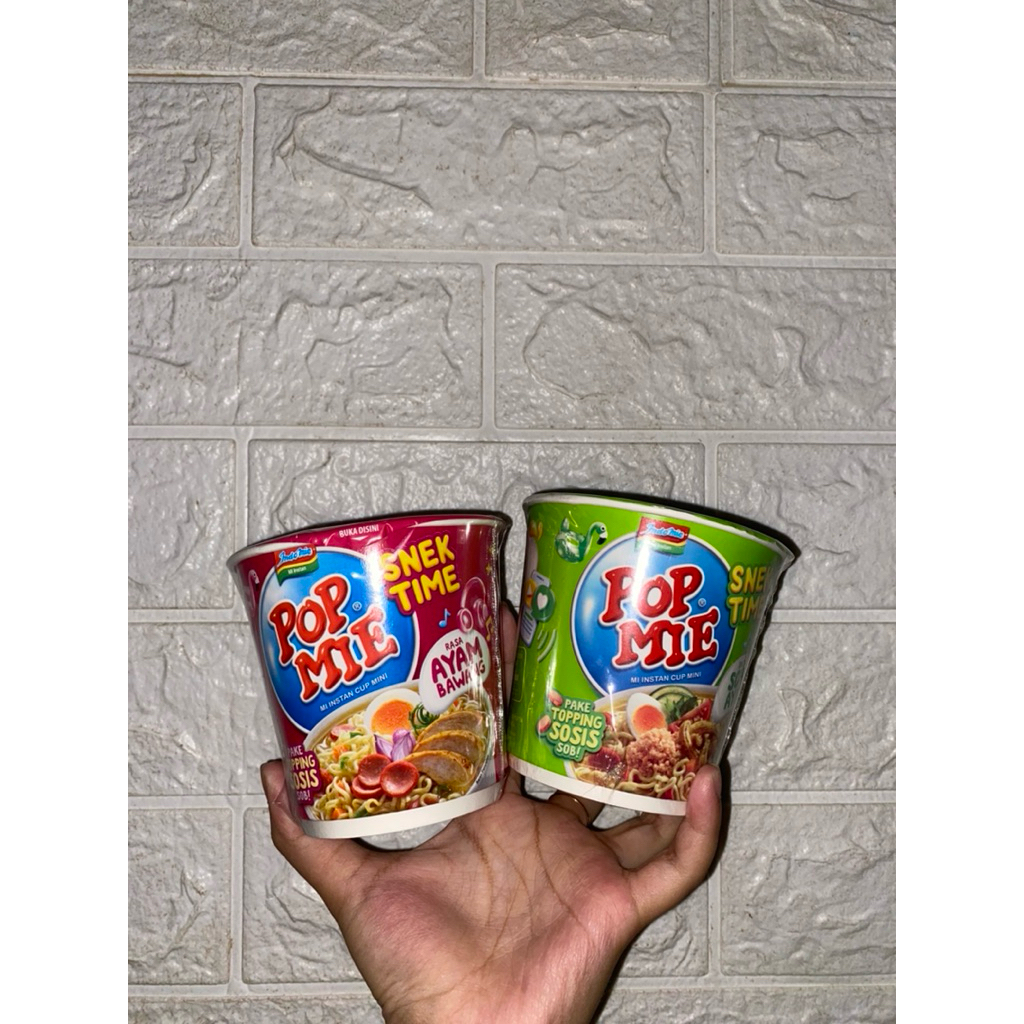 

(PER BIJI) POP MIE Snek Time 40gram Rasa Ayam Bawang dan Soto Ayam