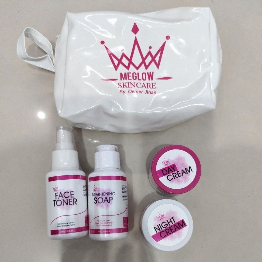 PAKET CREAM MEGLOW SKINCARE BPOM