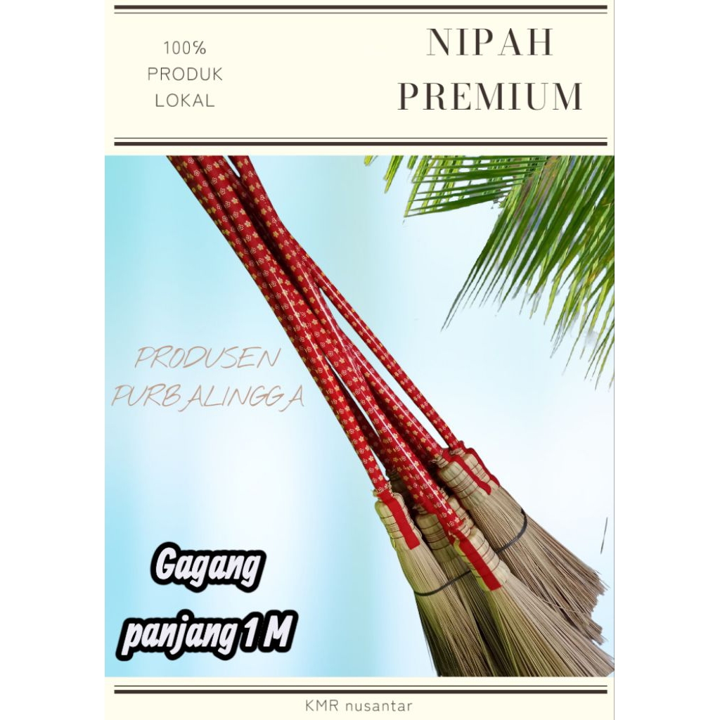 SAPU HALAMAN/ SAPU LIDI HALAMAN / SAPU PAVING / SAPU LIDI HALAMAN PREMIUM GAGANG PANJANG