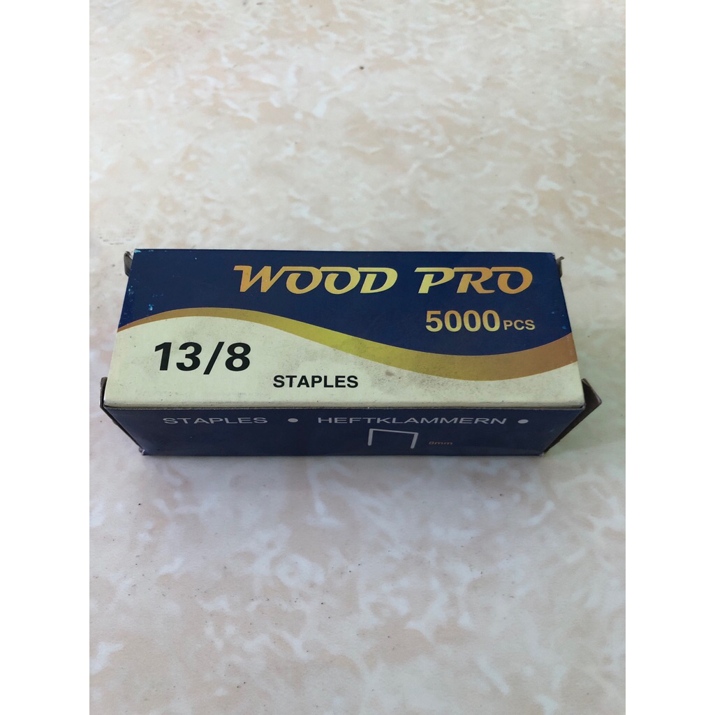 

Staples 13/8 wood pro blue / airnails 13/8 woodpro blue / isi paku tembak manual 13/8 woodpro blue / staples manual