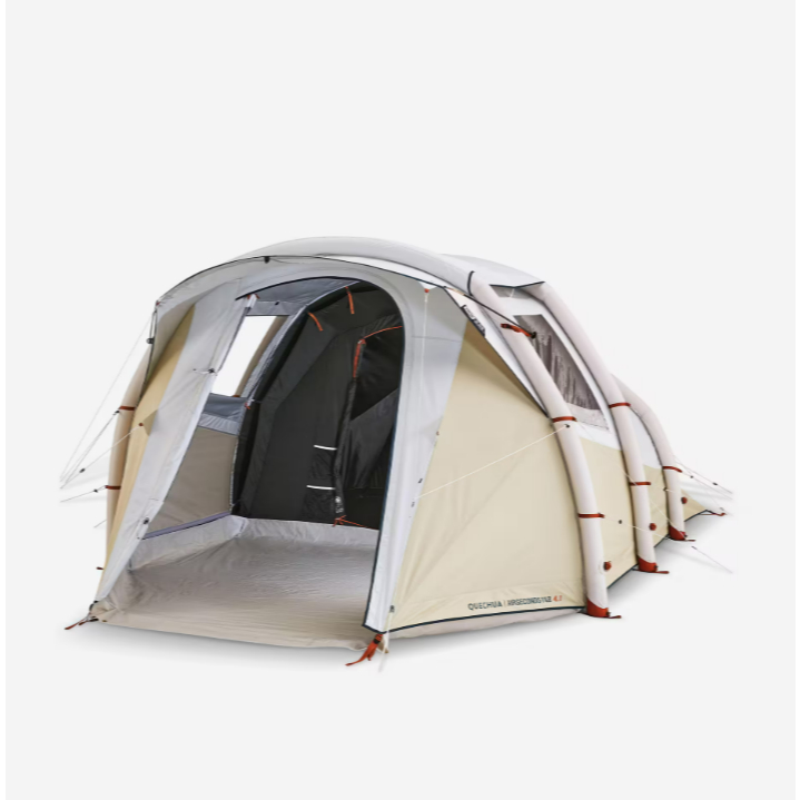 QUECHUA Air Second 4.1 XL Fresh & Black Tenda Inflatable Untuk 4 Orang Original