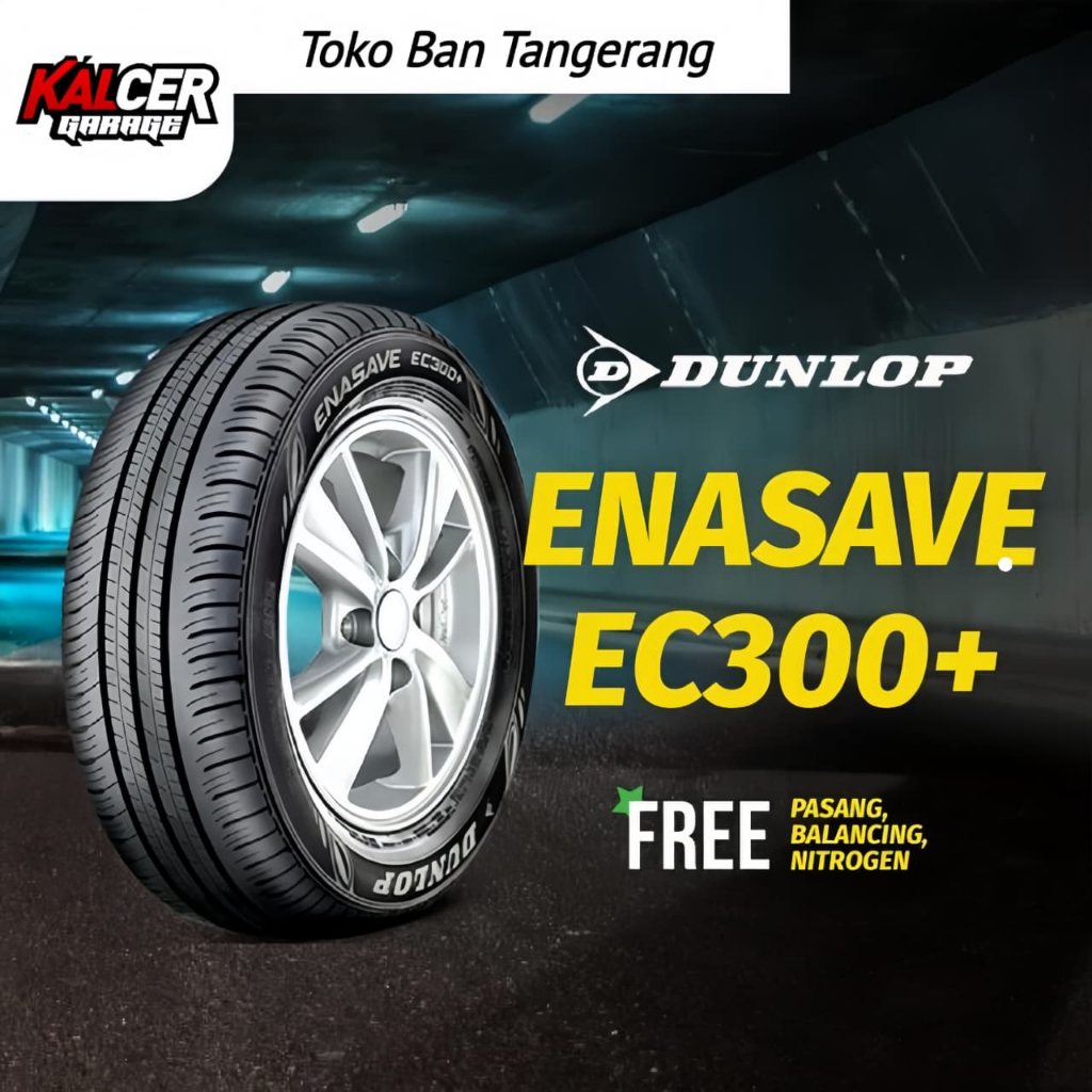 BAN MOBIL 185 65 R15 DUNLOP ENASAVE EC300 BAN AVANZA FREED MOBILIO LIVINA RING15