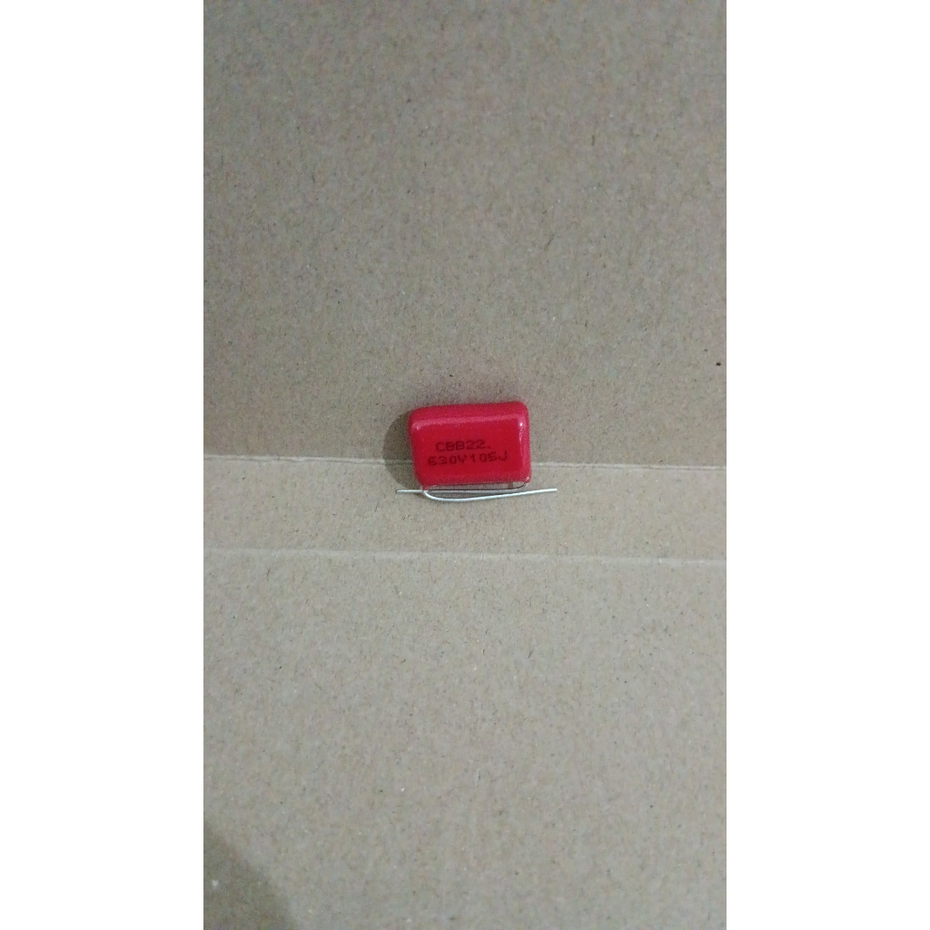 8617 kapasitor milar mylar 630v105j 105j 105 1uf 1 uf 630v merah
