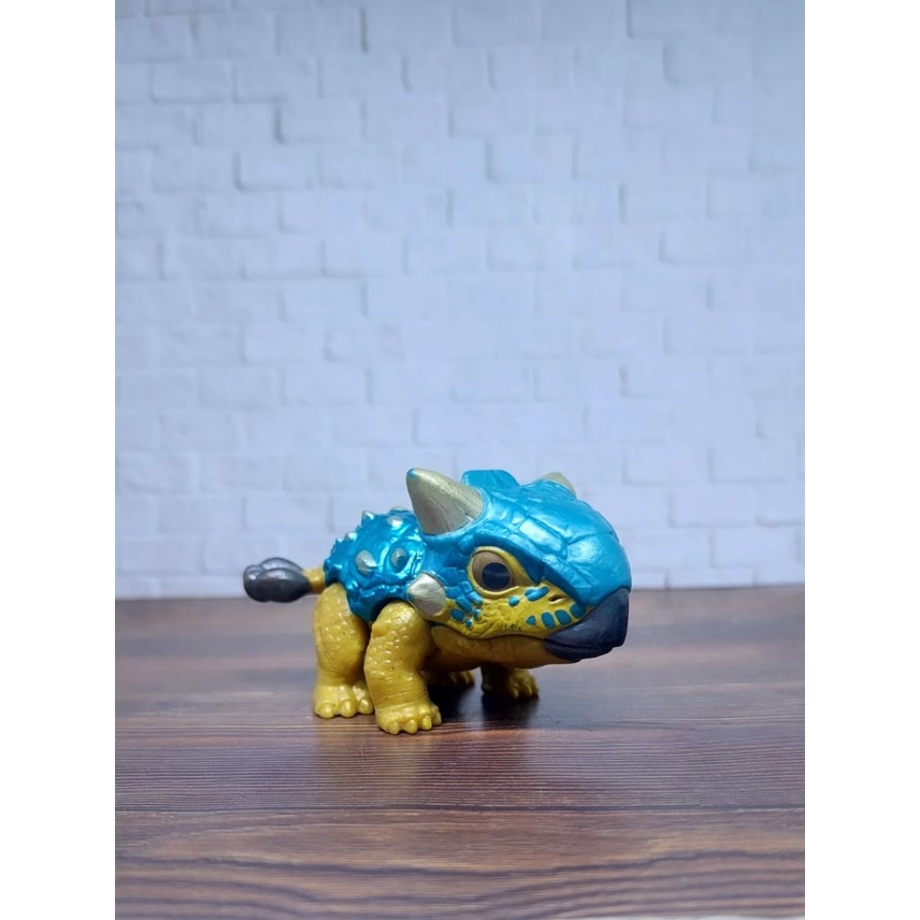 Ankylosaurus Snap Squad Jurassic World Mattel Preloved