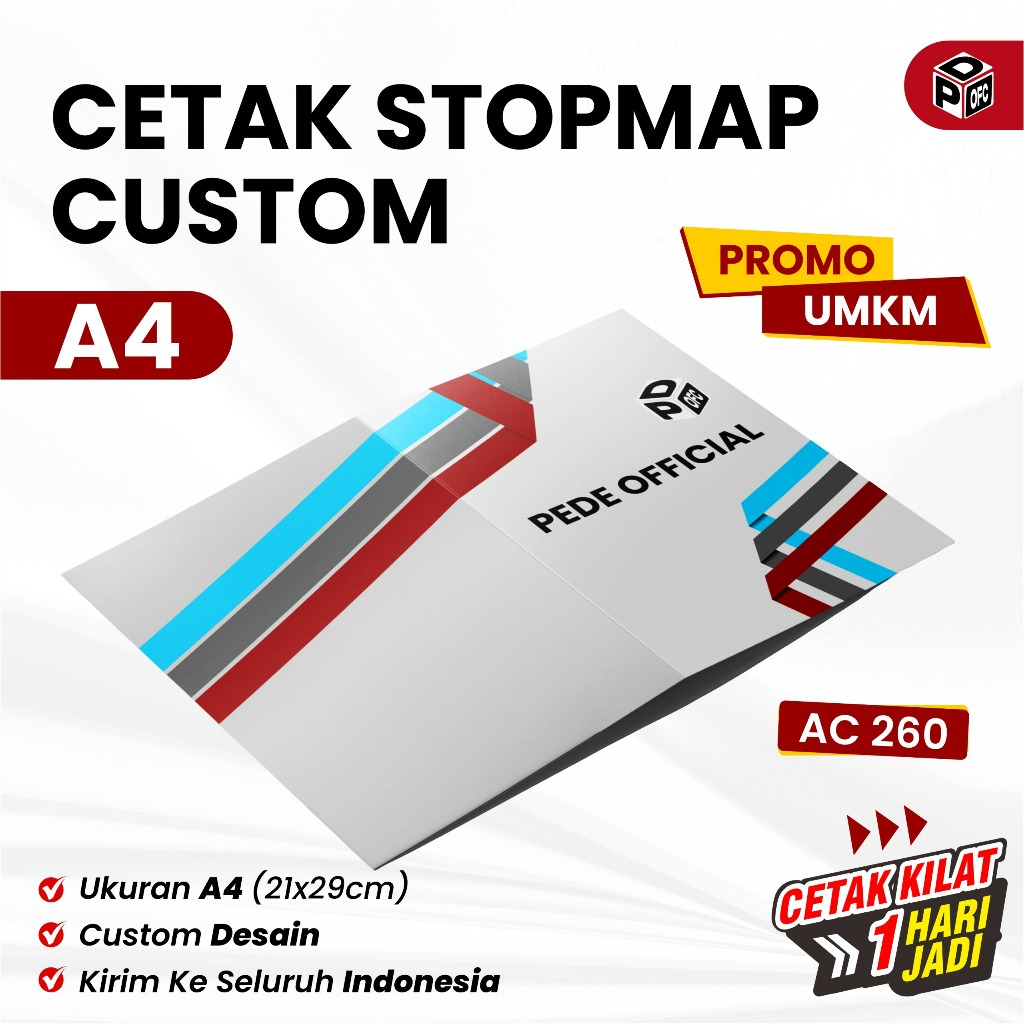 

CETAK MAP FOLDER/STOP MAP A4 Map Sekolah / Kantor Custom