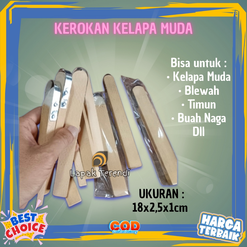 Kerokan Degan/Alat kerok kelapa muda/Kerokan kelapa muda
