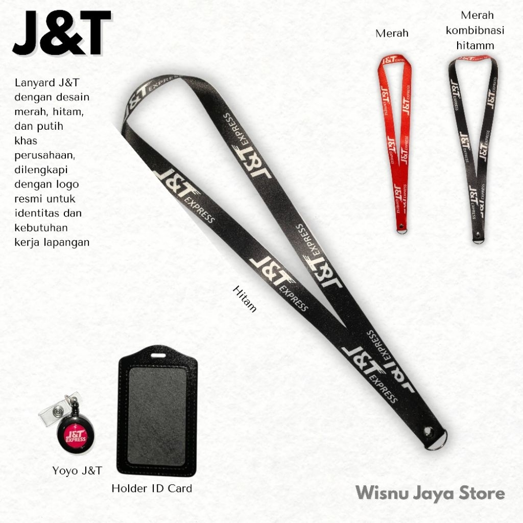 

lanyard je ene ete hitam yoyo card 2 sisi tali id card