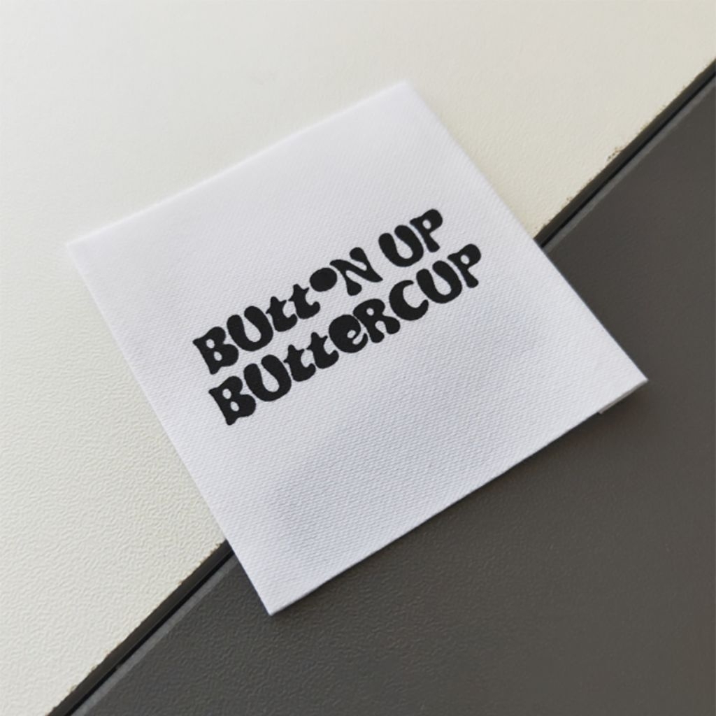 

500 PCS Costum Label akrilik/Label merek pakaian