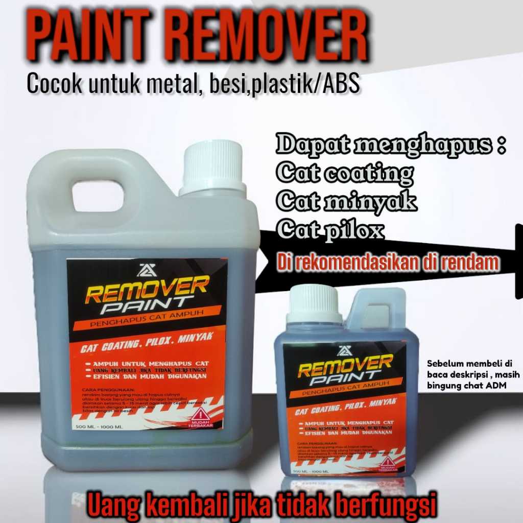 Perontok Cat Besi Remover paint metal dan besi