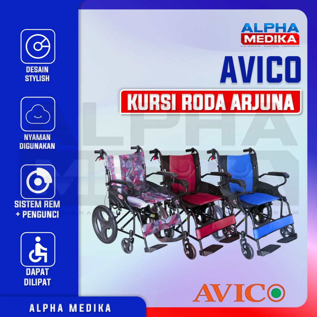 AVICO - Kursi Roda Travel Avico Arjuna / Kursi Roda Traveling