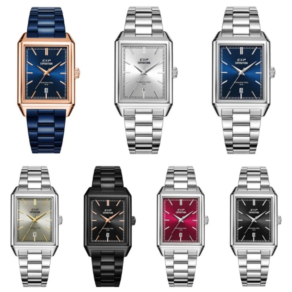 Expedition 6766 MDB Jam Tangan Pria Analog Stainless Steel Original