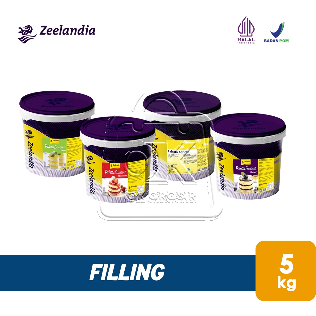 

Selai Filling Buah Zeelandia Paletta Excellent Fruit Filling (Pail 5kg)