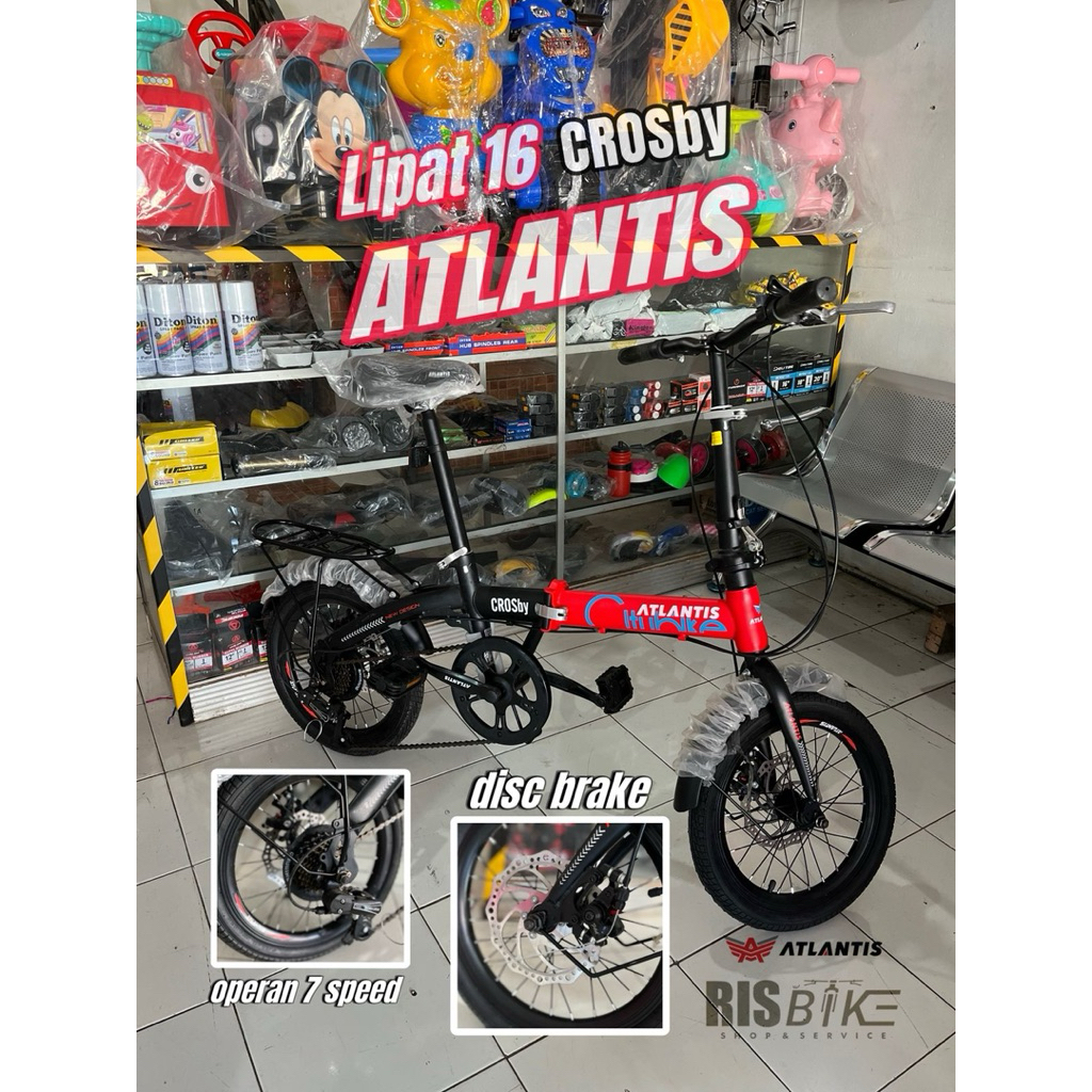 SEPEDA LIPAT ATLANTIS CROSBY 16INC NEW