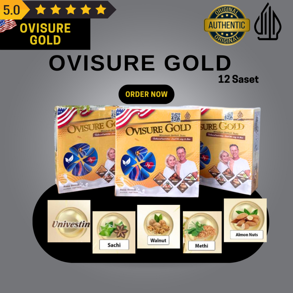 

Ovisure Gold Susu Kesehatan Tulang Dan Sendi Nyeri Otot 1 box