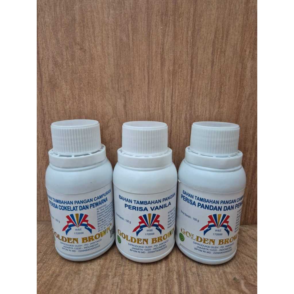 Pasta - Perisa Golden Brown 100gr/ Pasta Coklat Golden Brown/ Pandan Golden Brown/ Vanila Golden Bro