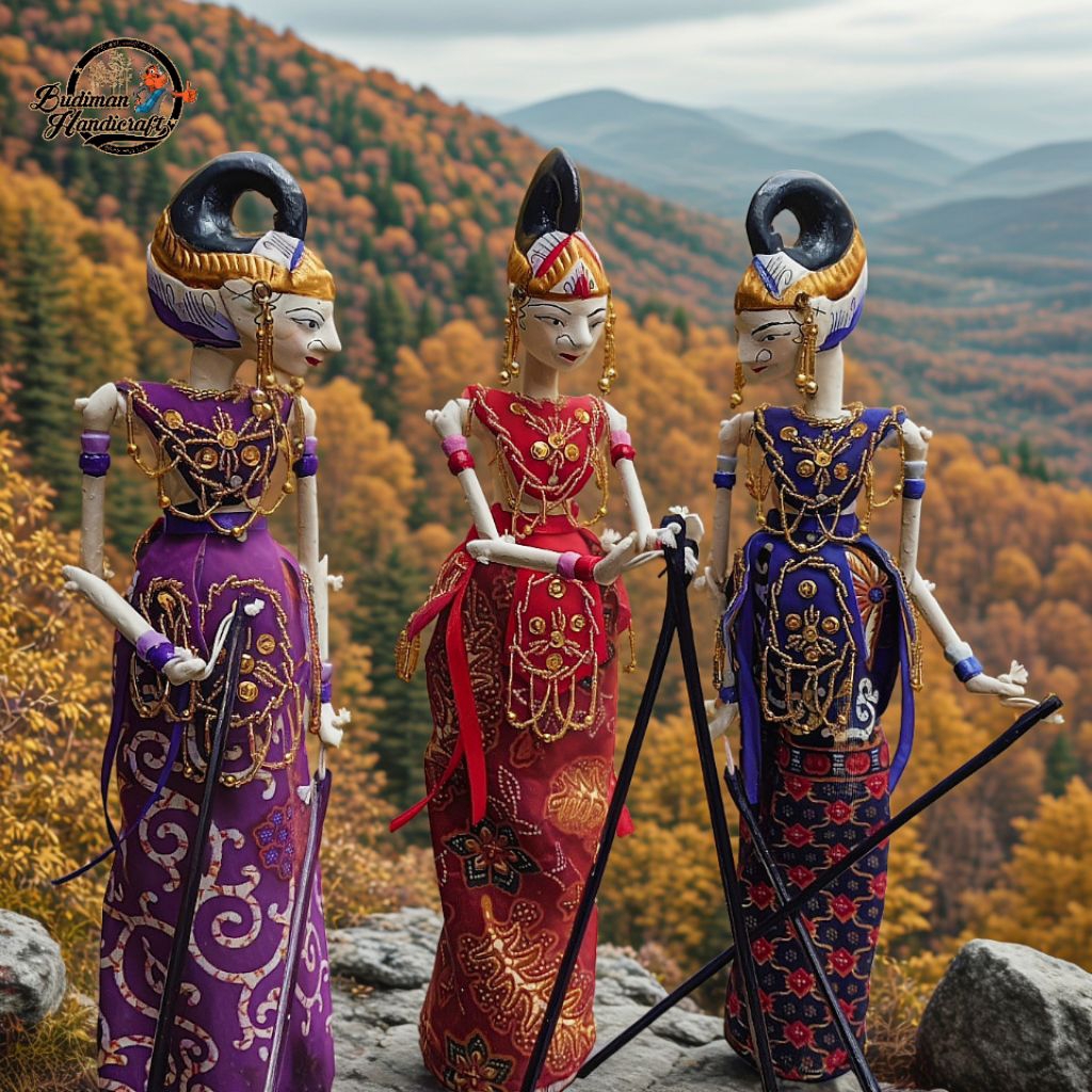Wayang Golek Arjuna 35cm