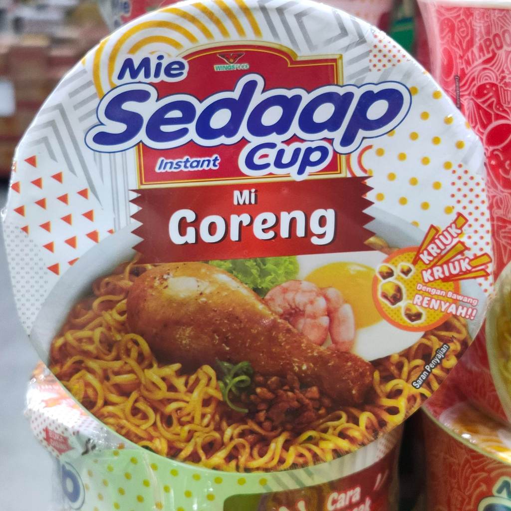 

Mie SEDAAP Cup Mi Goreng 1karton isi 12pcs