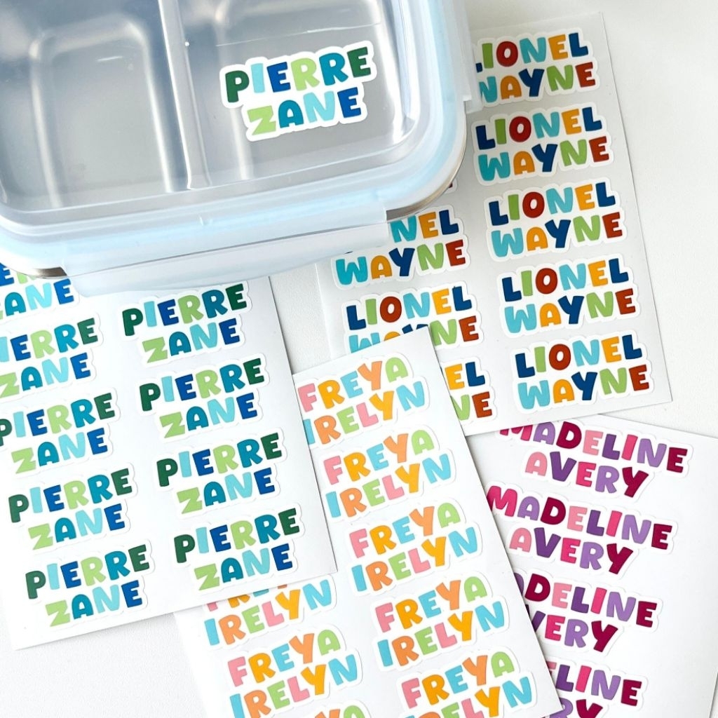 

Custom Sticker / Stiker Nama Anak Custom