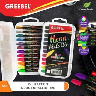 

GREEBEL CRAYON NEON METALIC 12 WARNA