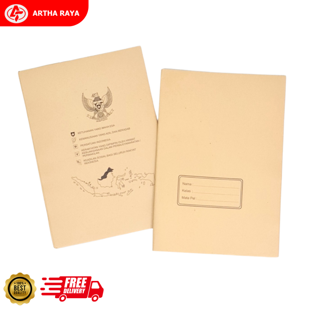 

Sampul Buku Coklat Polos Bigboss / Boxy 1 pack [20 PCS]