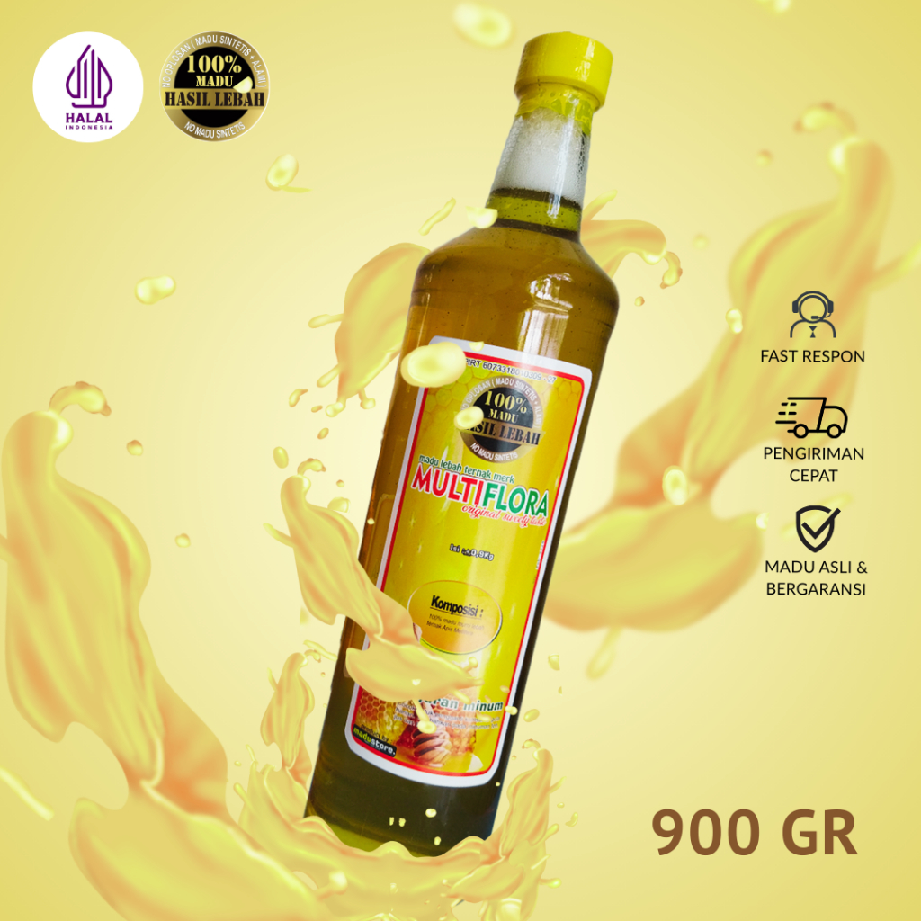 

MADU MULTIFLORA 900GR MADU MURNI RAW HONEY GROSIR ASLI ORIGINAL TANPA CAMPURAN TANPA OLAHAN CAMPURAN MINUMAN HERBAL MADU MURAH PENGGANTI GULA MINUMAN SEHAT TANPA PROSES PENGOLAHAN TANPA PENGAWET OBAT DIABETES TANPA PERASA