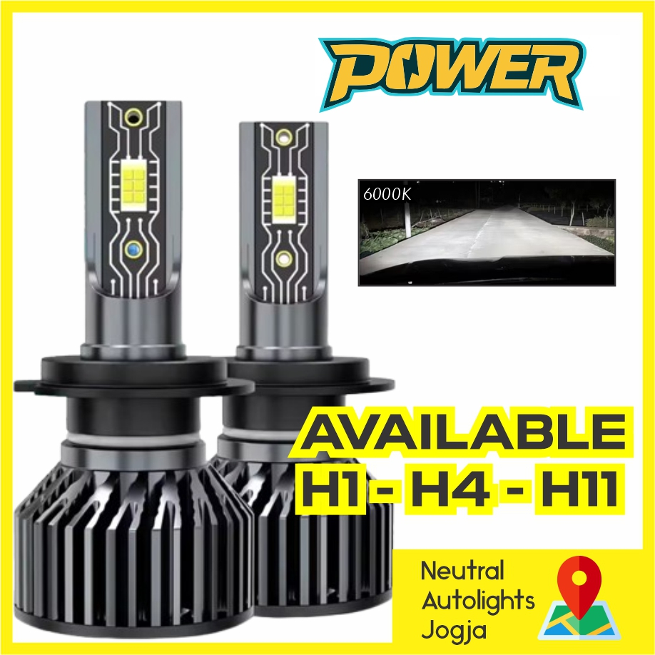 LED CSP H1 H4 H11 | Foglamp Headlamp Mobil & Projector Projie HID MH1