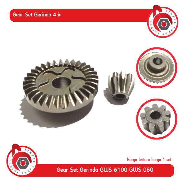GEAR GERINDA Boch GWS 6100 GWS 060 GIGI NANAS MODEL LURUS