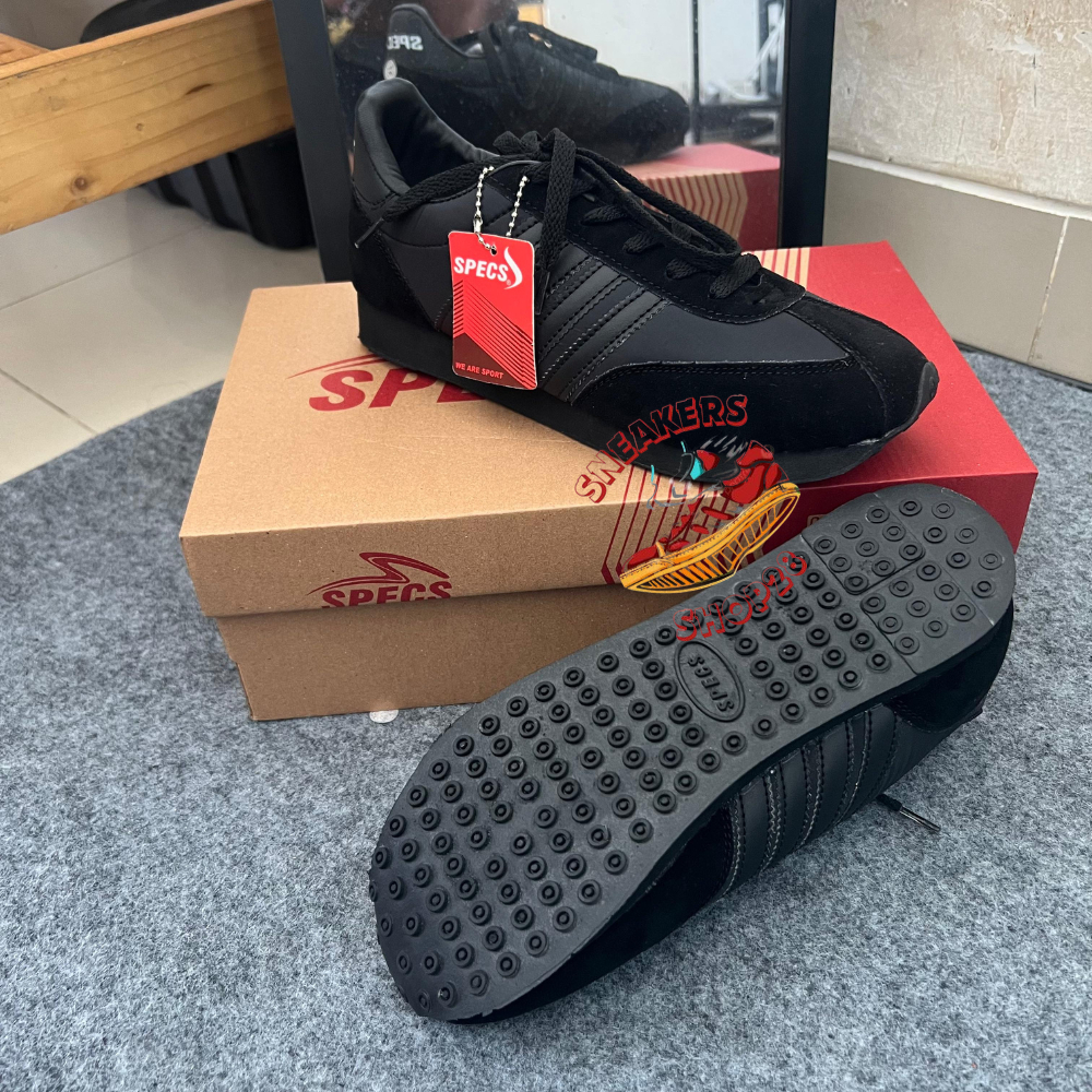 TERLARIS  Sepatu sekolah specs 104 hitam, untuk pria/wanita original size 36-44 Bisa Cod