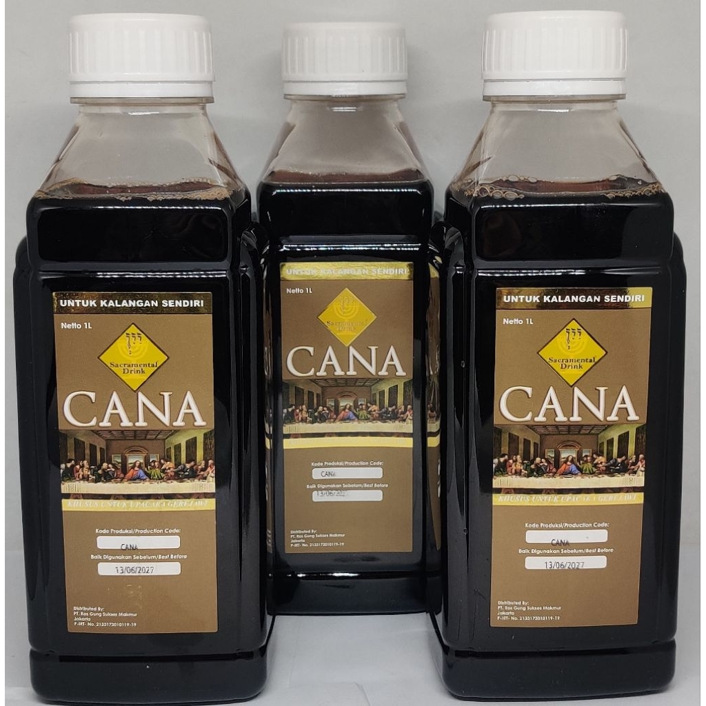 ANGGUR PERJAMUAN KUDUS CANA 1 L