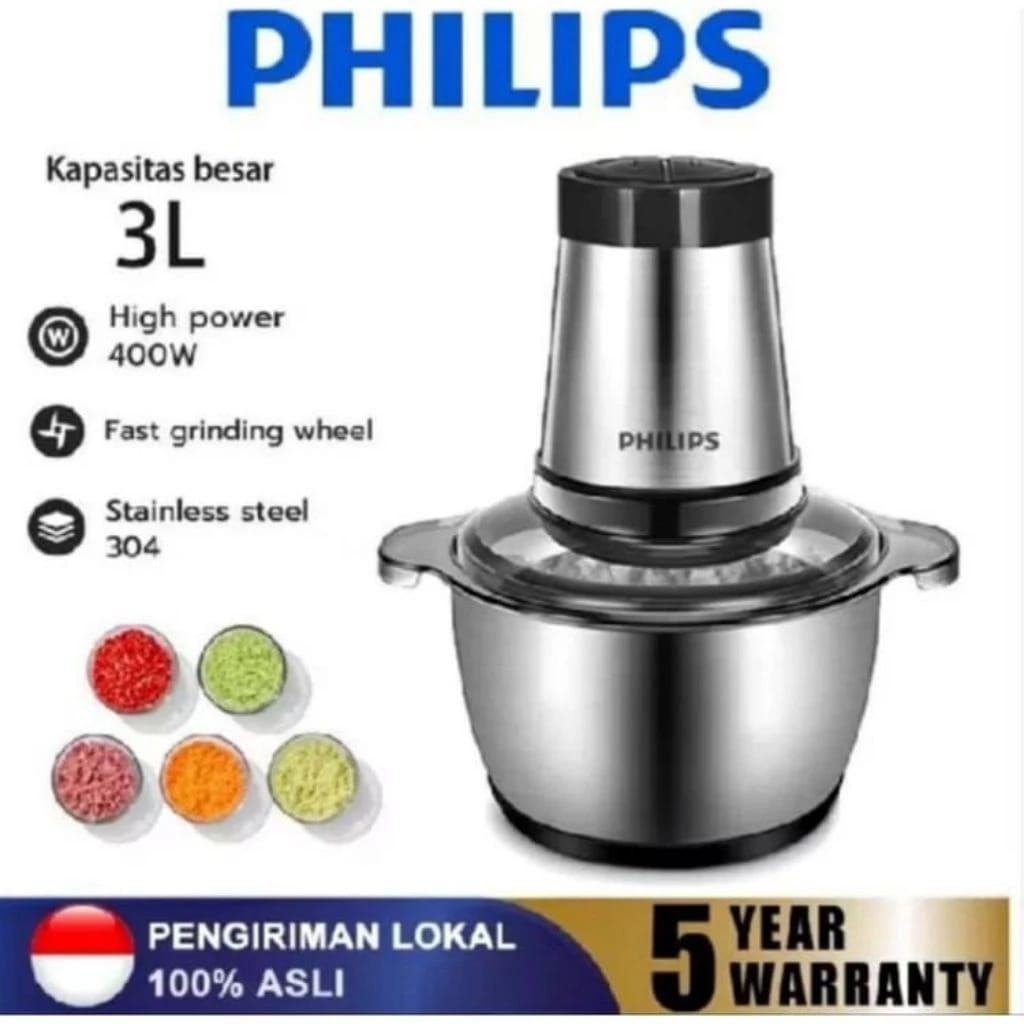 [PHILIPS] Coper Daging Philips 2liter 250wAt Food Grade Multifungsi Penggiling Daging Serba Bisa