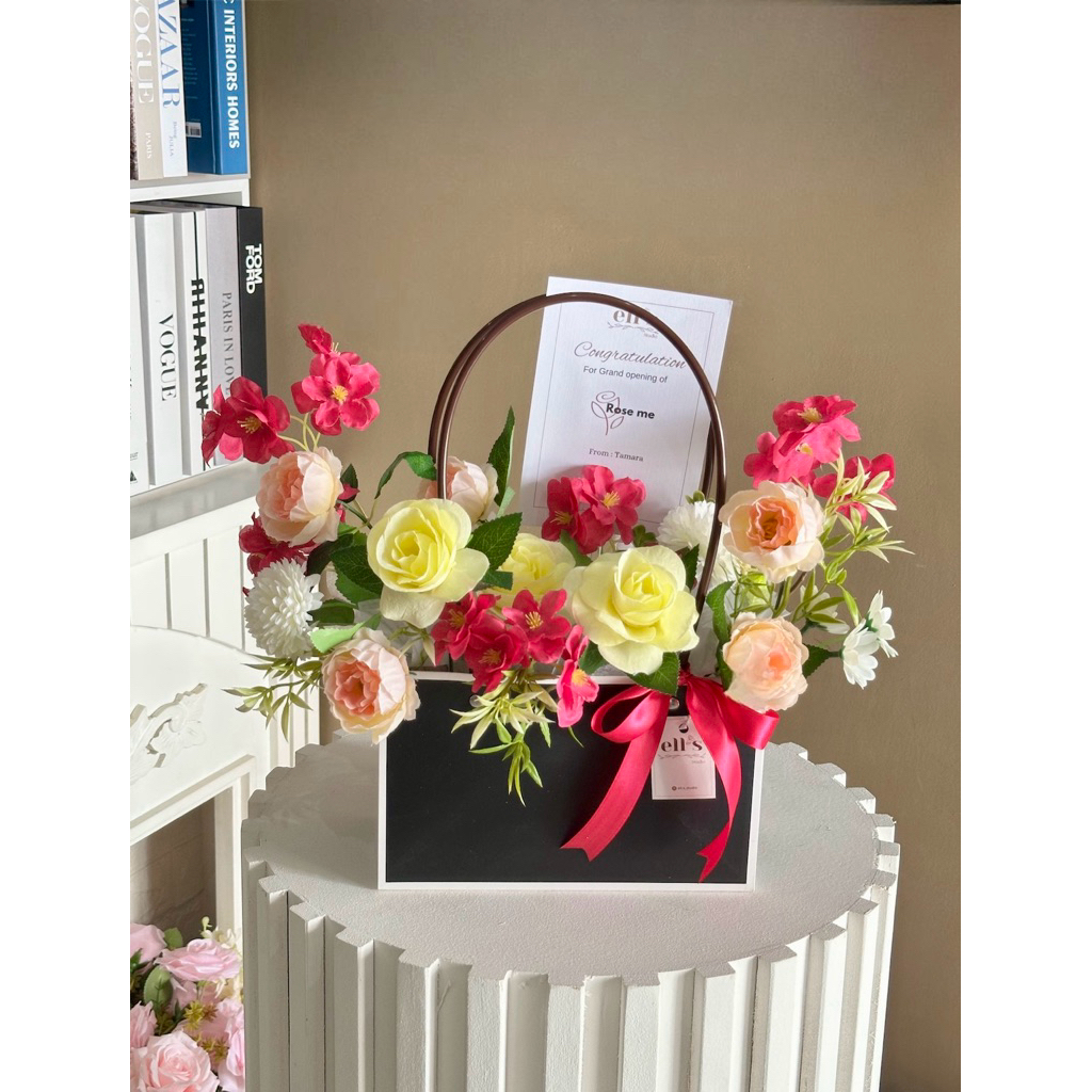 Buket Tas/ Buket Bunga Tas/ Buket bunga artificial