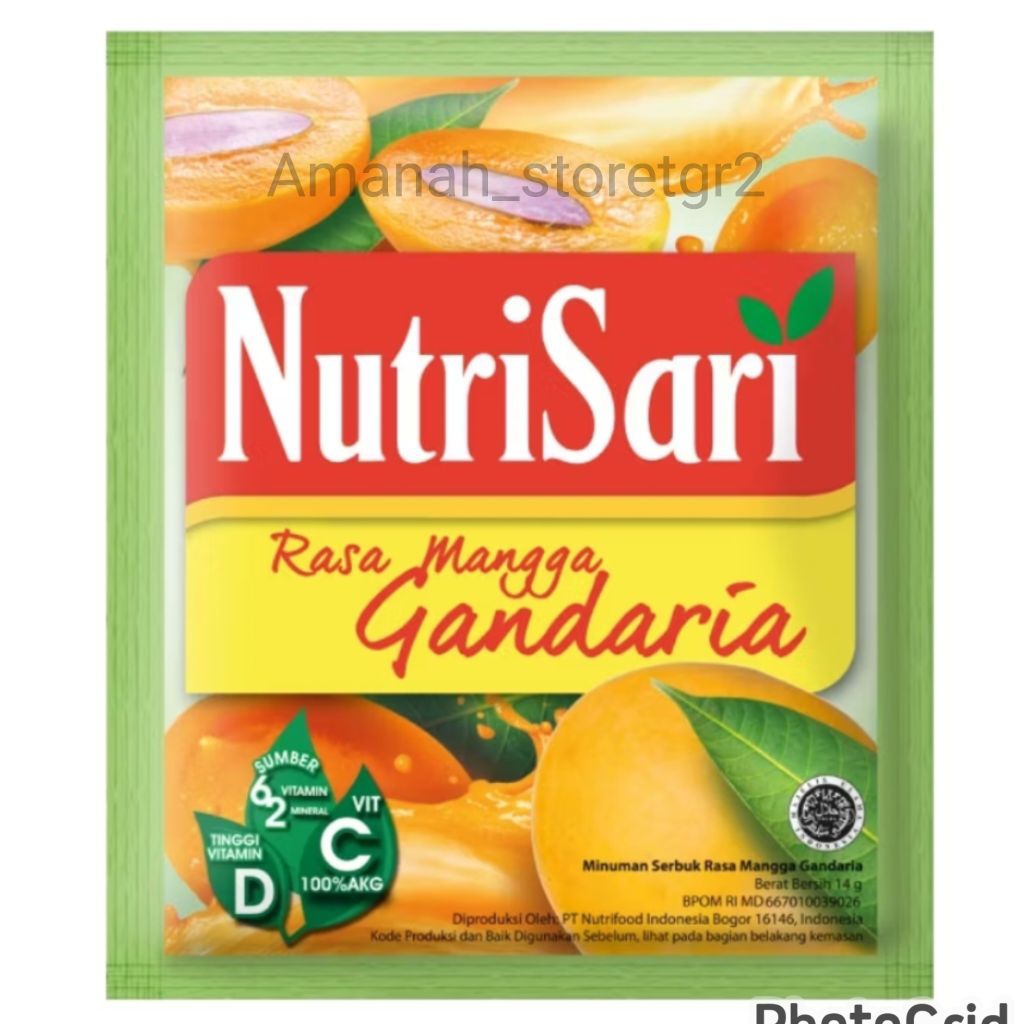 

Nutrisari mangga Gandaria 1 renceng / 10 sachet murah
